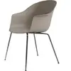 Chaise beige noir chromée Bat - Gubi