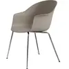 Chaise beige chromée Bat - Gubi