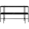 GUBI table basse structure noire TS CONSOLE 120 x 30 x H 72 cm (Noir M...
