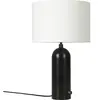 Lampe de table blanche base noire 49 cm Gravity - Gubi