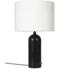 GUBI lampe de table GRAVITY SMALL (Noir - Marbre et Tissu blanc)
