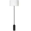 Lampadaire blanc base noir Gravity - Gubi