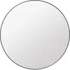 GUBI miroir mural WALL MIRROR Ø 110 cm (Noir - verre et métal)