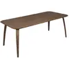 GUBI table rectangulaire DINING TABLE (Noyer - Bois)