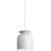 GUBI lampe à suspension RONDE Ø20 cm (Blanc - Aluminium)