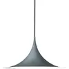 GUBI lampe à suspension SEMI Ø47 cm (Gris anthracite brillant - Métal)