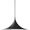 Gubi - Suspension Semi - Noir - Métal émaillé - Designer Torsten Thorup