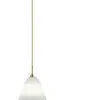 GUBI lampe à suspension BESTLITE BL9M (Blanc / Laiton - Métal)
