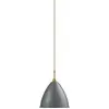 GUBI Gubi Lampe À Suspension Bestlite Bl9m (Gris / Laiton - Métal)