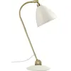 Robert Dudley Best Lampe de table en laiton crème base dorée 48 cm BL2 - Gubi