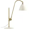 Lampe de table blanche base dorée en laiton BL1 - Gubi