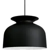 GUBI lampe à suspension RONDE Ø40 cm (Noir - Aluminium)