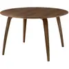 GUBI table ronde DINING TABLE (Noyer - Bois)
