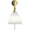 Applique murale Gubi Bestlite BL7, porcelaine/laiton, 16 cm, E14