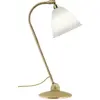 Lampe de table en laiton blanche base dorée 48 cm BL2 - Gubi