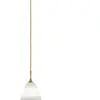 Suspension crème base dorée en laiton 16 cm BL9 - Gubi