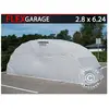 Garage pliant (Voiture), 2,8x6,24x2,3m, Gris Dancover Abris Voiture