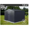 Abri de jardin 2,77x2,55x1,92m ProShed®, Anthracite