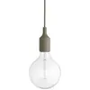 Muuto E27-Suspension avec ampoule LED Ø12,5cm