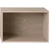 Module fermé L pour étagère Stacked chêne - Muuto