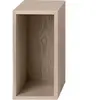Module fermé S pour étagère Stacked chêne - Muuto