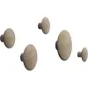 Muuto - Patère The dots - Bois naturel - Chêne - Designer Lars Tornoe
