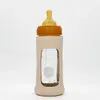 Hevea Biberon en verre avec housse de pro