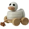 Jouet Canard à tirer Kawan en bois naturel Hevea®