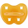Tétine caoutchouc naturel - 3 mois + - Bout rond - Orange - HEVEA