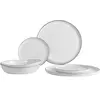 BROSTE COPENHAGEN - Set vaisselle Salt - Blanc - Porcelaine émaillée