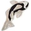 Broste Copenhagen Tapis de sol Koi noir/beige - 71110398