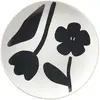 Broste Copenhagen - Assiette en grès Flora Noir S
