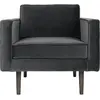 Fauteuil en velours anthracite Wind - Broste Copenhagen