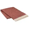 Broste Copenhagen Soren plaid coton marron - W130XL180CM