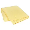 Broste Copenhagen Plaid Sena - Polaire dorée jaune