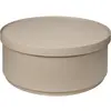 Broste Copenhagen Table d'appoint beige 75 x 33,5 cm