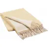 Broste Copenhagen Plaid Jeanne jaune - 130x200cm