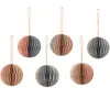 Broste Copenhagen - Boule de Noël en papier FSC - Set de 6 Multicolore...