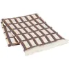Broste Copenhagen Plaid Isa marron - 130x180cm