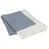 Broste Copenhagen Plaid Mona bleu - 130x180cm