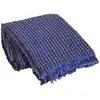 Broste Copenhagen Plaid Linda bleu - 130x180cm