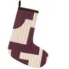 Broste Copenhagen - Chaussette de Noël en coton Marron taille unique