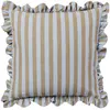 Broste Copenhagen - Housse de coussin carré Ina Bleu 50x50