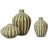 BROSTE COPENHAGEN - Vase Amalie - Vert - Céramique émaillée
