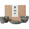 BROSTE COPENHAGEN - Set vaisselle Nordic - Gris - Grès émaillé