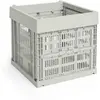 Hay - Cagette pliable cube Crate Gris S
