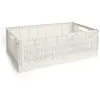 Hay - Grande cagette pliable Crate Blanc XL