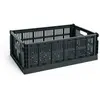 Hay - Grande cagette pliable Crate Charbon L