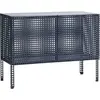 Hay - Buffet Perforated Cabinet - Bleu - Acier thermolaqué - Designer ...