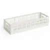 Hay - Cagette pliable allongée Crate Blanc XS